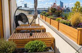 Modernes-Penthouse XXL-Dachterrasse mit Whirlpool Grill Klimaanlage zentrumsnah - Foto 1
