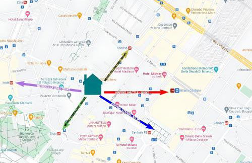 The Wine Cave - Via M Gioia, 47 - Huge Elegant 110 sqm Peaceful Retreat in Milan, 2 bedrooms, 8 minutes walking from Central Station, Milan - Foto 10