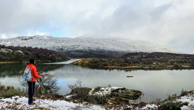 Trekking y canoas en Tierra del Fuego - Foto 4, Disfrutando de la caminata por tierras fueguinas