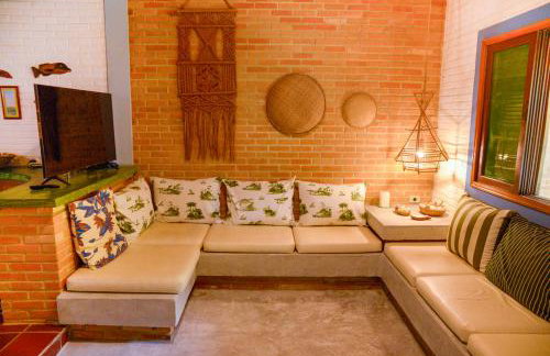 Otima casa c Wi Fi 8 min da praia Barequecaba SP - Foto 23