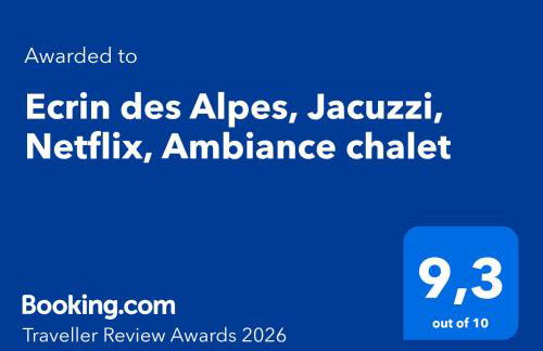 Ecrin des Alpes, Jacuzzi, Netflix, Ambiance chalet - Foto 14