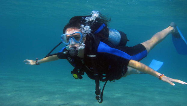 Diving class in Greece
