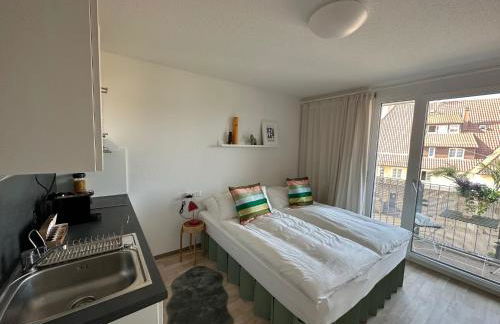 Stilvolles und modernes Appartement mit sonnigem Balkon in Flughafen- und Messenähe 31 - Foto 6