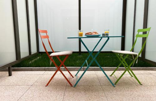 Studio Spacieux 4 Personnes avec Terrasse privée & Bureau - Gare à 4min, Paris en 30min - Foto 9