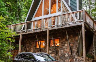 Big Mountain View! Downtown Gatlinburg Chalet Village! Hot Tub! Fan Favorite! AFrame Dreams! Magazine-Featured! Stunning Interiors! Little Green Cabin - Photo 22