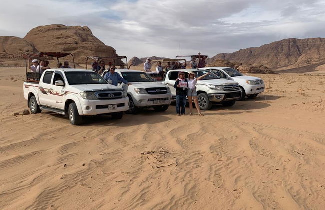 Wadi Rum 4X4 Jeep Tour ride with Aqaba City Tour - Photo 1