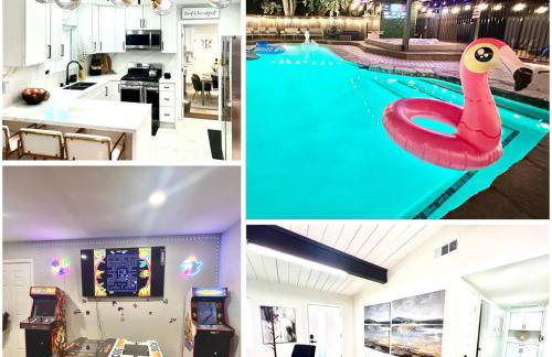 Half ACRE Lux Pool SPA with FIREPIT ARCADE Grill Sleeps 40 - Foto 71