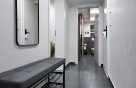 ALFA Stuttgart 2Z-Apartment 4 Betten SmartTV WLAN nahe Wasen Daimler l Bad & Küche l 2BR 4 beds kitchen bathroom - Foto 13