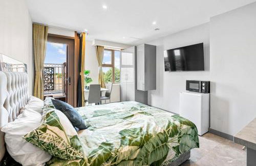 Modern Studio with Balcony Godino Hotel Ilford - Foto 11