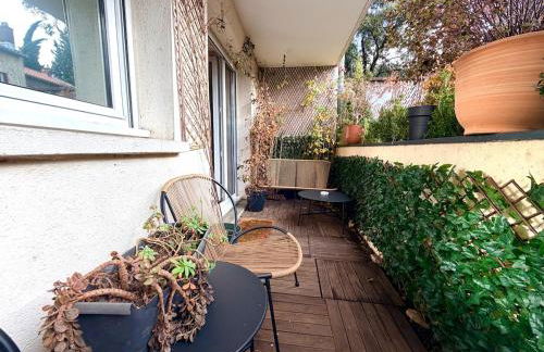 Jardin japonais - T2 parking privé et terrasse - Foto 12