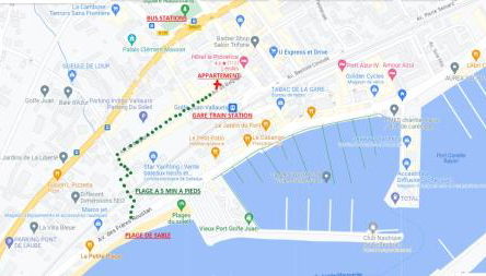 Golfe Juan grand 2 pièces proche plage et Cannes - Photo 5