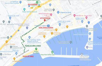 Golfe Juan grand 2 pièces proche plage et Cannes - Foto 5