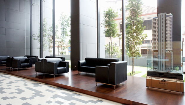 Sala de estar do lobby