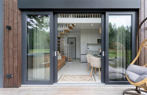 Vilanovka - domki z prywatną balią przy stawie i lesie - Foto 7