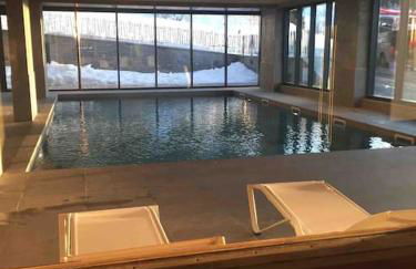 Luxurious duplex for 4-7p with large terrace and pool in ski-in ski-out 5 star residence at Les Arcs - Foto 31