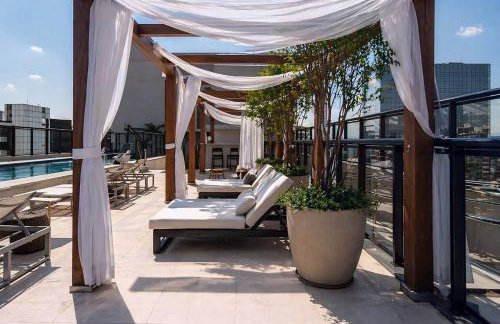 Luxury Studio Paulista Rooftop Pool 5min Metro - Foto 12