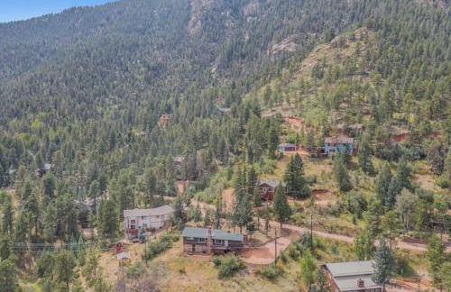 3BD Cowboy Cabin Pikes Peak Mountain Log Cabin - Foto 112