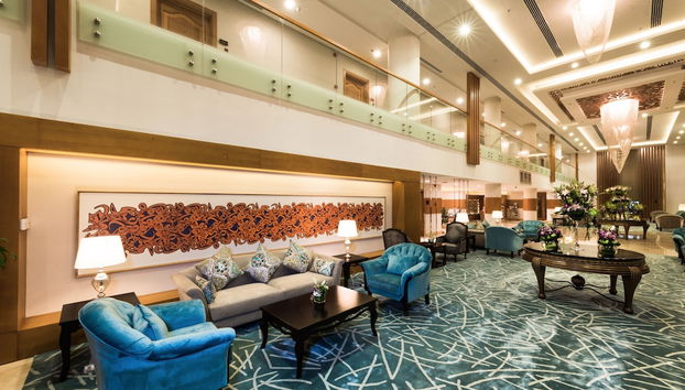 Sitzecke in der Lobby