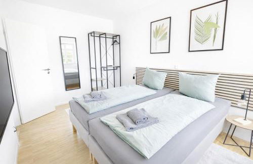 Larooms Merseburg - Apartment CS01 - 3 Zimmer, 7 Betten, 2 Bäder, 2 Parkplätze, Balkon & Aufzug - Foto 12