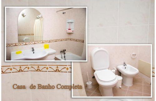 Os Apartamentos A Ramos na Praia da Galé Estão inserido em Condomínio com PISCINA, Fica apenas a 350 Metros da Praia da Galé - Apartamentos com Ar Condicionado tanto nos Quartos como na Sala, Smart TV com Prime Vídeo e Cozinha Completa - Foto 46