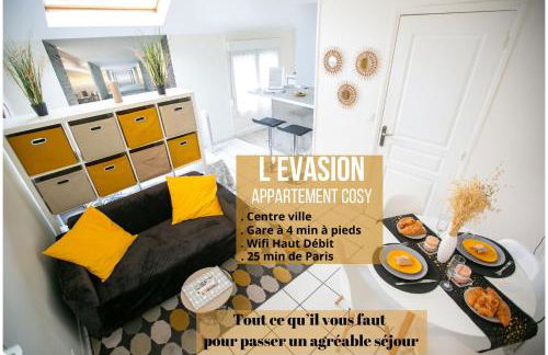 L'Evasion - coeur de ville - WIFI - Gare - Foto 1