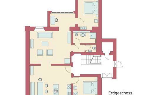 Winzervilla Kammerhof - 3x stilvolle & geräumige FeWos mit Moselblick, 2-12 Gäste buchbar, direkt am Moselradweg - Foto 44