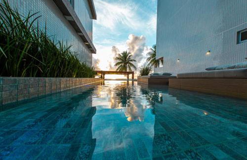 Apartamento Com Jacuzzi na Beira mar de João Pessoa no Branco Haus - Foto 43