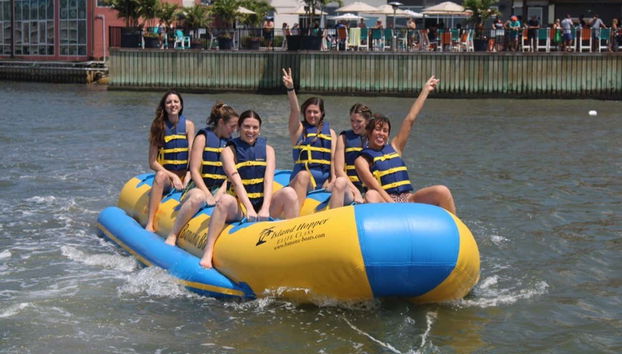 Profitez de la balade en banana boat