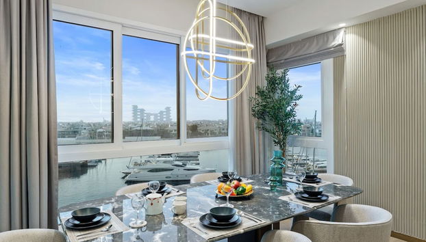 Waterfront 3BR Apt Direct Access to Nakheel Mall - Foto 2, Habitación