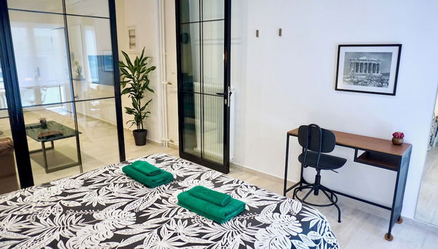 Industrial Style Studio in Athens - Foto 2, Habitación