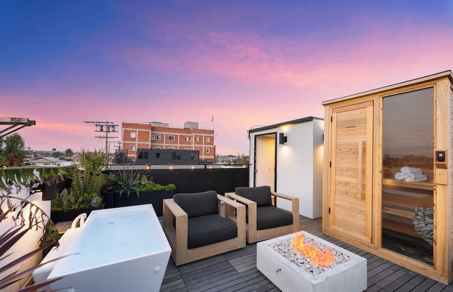 Venice View by Avantstay Walk to Venice Beach Rooftop, Ice Bath, Luxe Design - Foto 38