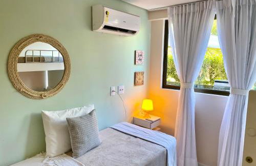 Apto Beira Mar Térreo com área gourmet Praia de Muro Alto - Foto 28