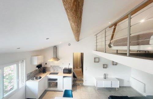 Studio Mezzanine cozy proche gare et canal du midi - Foto 1