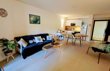 Appart 70m2 avec loggia, piscine à débordement vue mer - Foto 17