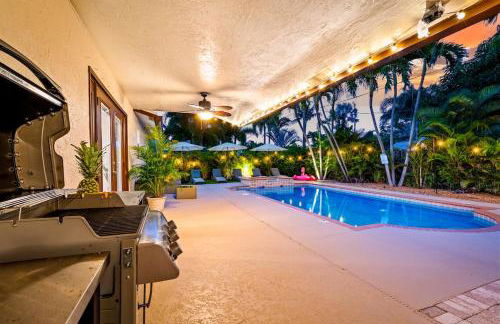 Delray Retreat Heated Pool Sauna Cold Plunge Games - Foto 79