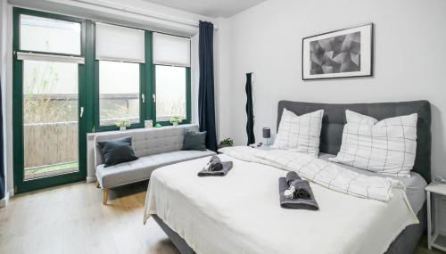 Ferienwohnung Lorenz mit kostenlosem Parkplatz Boxspringbett Küche - Foto 2