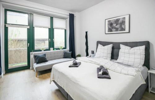 Ferienwohnung Lorenz mit kostenlosem Parkplatz Boxspringbett Küche - Foto 2