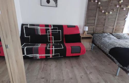 Suite 3 pièces chambre+cuisine+SDB centre ville - Foto 3