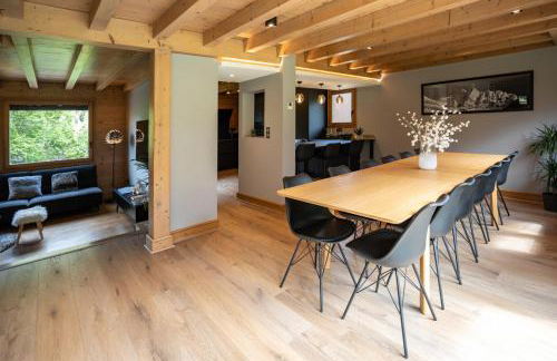 Grosse Pierre Chalet 180m2 Cheminee Jacuzzi Vue Taconnaz - Foto 24