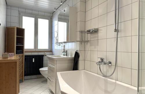 Ferienwohnung Kinzig-Chalet - Balkon - Für Kinder - mit Bettwäsche & Handtücher - Foto 14