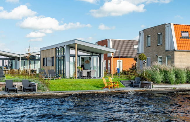 Beautiful Chalet With a Jetty, Near Frisian Lakes - Foto 14