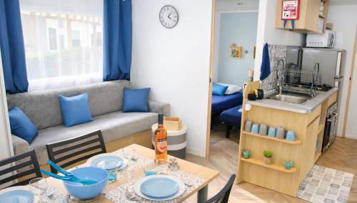 Mobilhome 2ch récent et climatisé-terrasse fermée-jardin sans vis à vis-camping 4 étoiles Les Charmettes - Foto 3