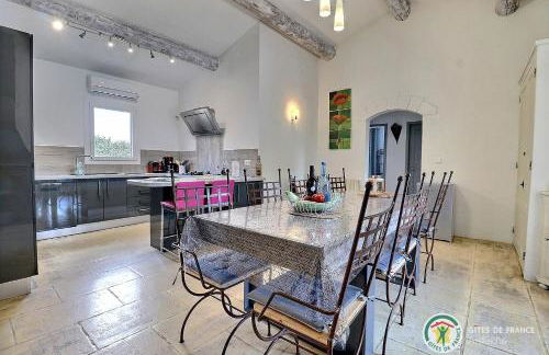 Villa L'Opaline 10 pers Piscine privée Chauffée Animaux admis Wifi - Foto 11