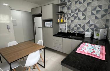 Apto frente praia Gonzaguinha - Foto 6