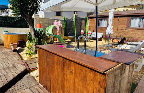 Calpe chalet privado piscina a 5min de la playa y centro jacuzzi barbacoa wifi aire - Foto 42