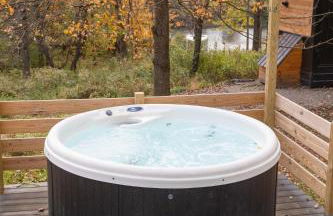 Riverside Tiny House with hot tub near Stowe - Foto 44