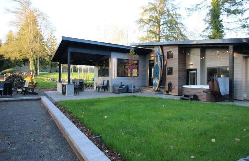 Luxe Lake Cabin Hot tub Grill Firepit EV charger - Foto 12