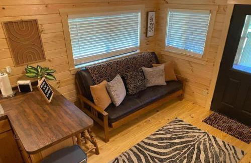 Serene 1BR Cabin near NC Z00 with Loft & Waterview - Foto 17