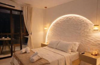 Studio Decorado Estilo Mykonos a 250m da praia - Foto 1