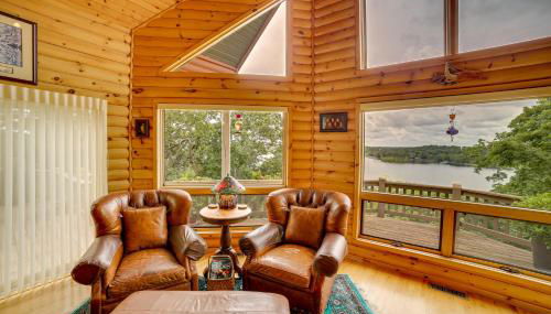 Decks and Views Spacious Cabin Near Table Rock Lake - Foto 5